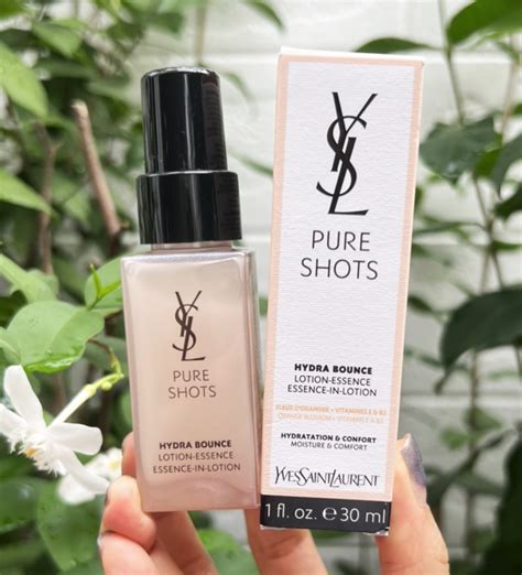 ysl pure shots hydra bounce essence-in-lotion review|ysl pure shots review.